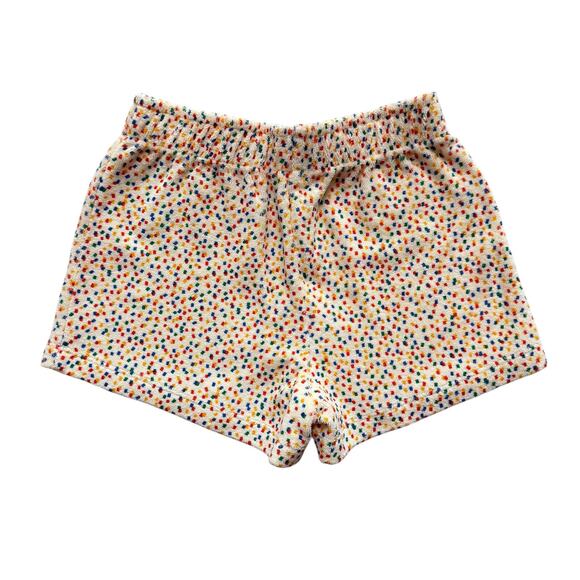 Tiny Cottons Organic Confetti Terry Shorts Size 6y - Picture 3 of 4